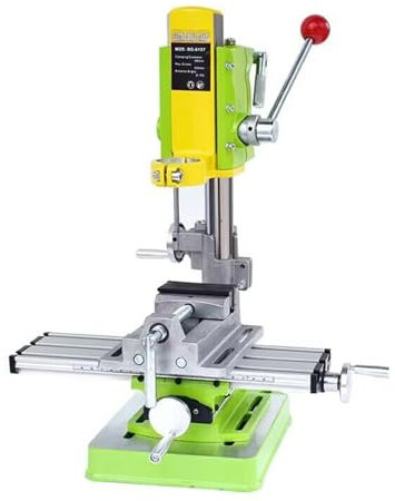 MiBoce 90°Rotating Bench Drill Press Stand, Electric Power Drill Press Workbench Top Table Holder, with Workbench, Flat-Nose Pliers, Lift Positioning, for Electric Drills DIY Tool