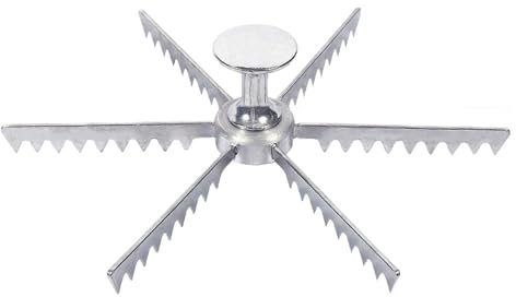 Cortador de pastel completo, cortador de pizza de varios dientes, cortador de corteza de pastel, cortador de pastel de aleación de aluminio, cortador de pizza, cortador de pan grande