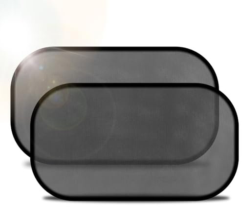 URAQT Car Window Shades for Baby, 2 Pack Suction Cups Sun Protection Shades, Children Pet Window Sunshades, Portable UV Sun Protection Car Shade, 51x31CM Fits Most Vehicles
