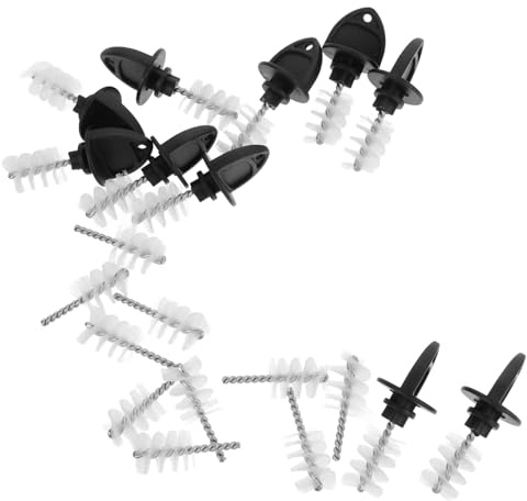Mikinona 20pcs Beer Faucet Cleaning Brush Draft Beer Tap Plug Brush for Optimal Bars and Kegs Residue Removal for Long Term Use