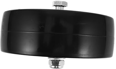 HORIALENCE 1 Ensemble Roues de Support Plastique pour Remorque Roue de Cric Robuste Capacité de Charge Jusqu à LB et Portable pour Remorques Accessoire de Durable pour Applications