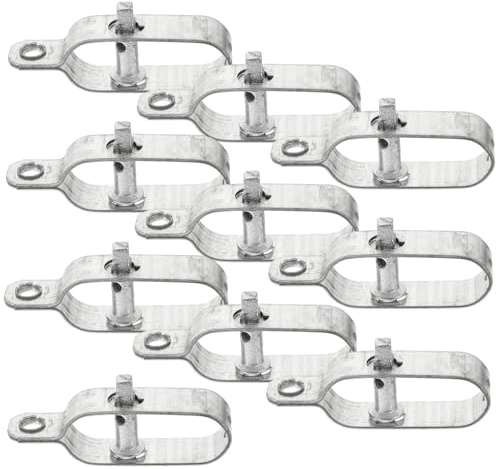 LOLIPPYY 10 Pezzi Tenditore per Filo Tendifilo in Ferro Resistente e Antiruggine Utensile per Tensione per Uso Forestale e Industriale