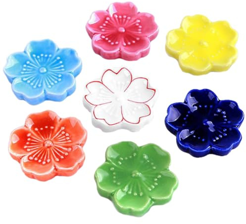 STOBAZA 7 piezas de almacenamiento para cenas, accesorios de cerámica para bodas, hogar, almohadas, soportes para mesa de cumpleaños, palillos de cereza, adornos delicados, utensilios