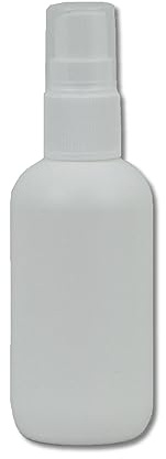 Lubrisolve 100 ml Sprühflaschen, leere weiße Sprühflaschen mit feinem Nebel, HDPE-Kunststoff, Mini-Reise-Zerstäuberflasche, kleine nachfüllbare Flüssigkeitsbehälter, Mengenoptionen (1)