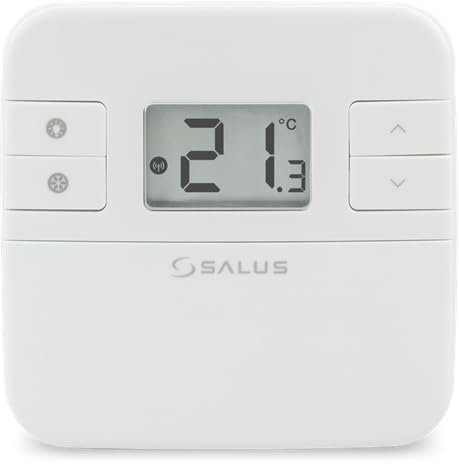 Salus RT310TX Non-Programmable Wireless White Room Thermostat (5 Year Warranty) - Hanicks