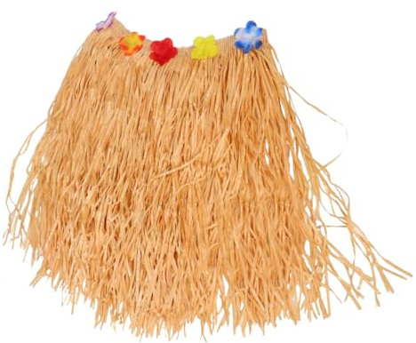 VILLFUL Hawaiianische Tischdeko Tropische Partydekoration Mit Langlebigem Stylischem Tischrock Für Sommerfeste Geburtstagsfeiern Und Strandpartys Naturfarbe