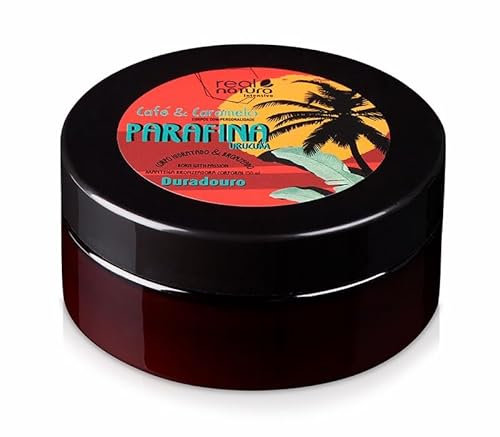 Real Natura - Parafina Bronceadora Urucum, Café y Caramelo - Bronceado Intenso y Uniforme - Hidratación Profunda - Fórmula No Grasa - Ideal para Exposición Solar - 150 ml
