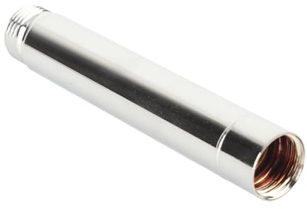 VIFERR Dusche Verlängerungsrohr, 4 Zoll Edelstahl Duschkopf Verlängerung G1/2 Gewinde Verchromung Duschverlängerungsrohr Handbrause Extender für Badzubehör