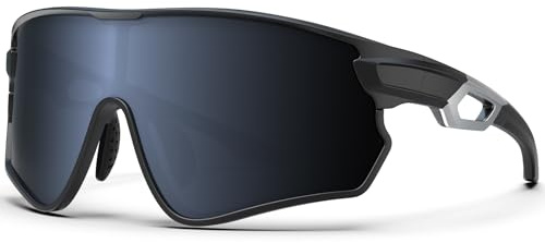 BEACOOL Polarized Cycling Sunglasses for Men Women Sports Glasses Baseball Cycling Fishing Running Golf UV400 Protection TAC Glasses | Shatterproof TAC lens, TR90 frame, anti-slip nose & temple tips, hard case, for cycling, running, fishing, golf