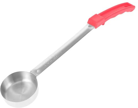 BRIGHTFUFU Portion Control Serving Ladle 2 Ounce Stainless Steel Small Sauce Scoop Portion Spoon for Pizza Sauce Serving Kitchen Use