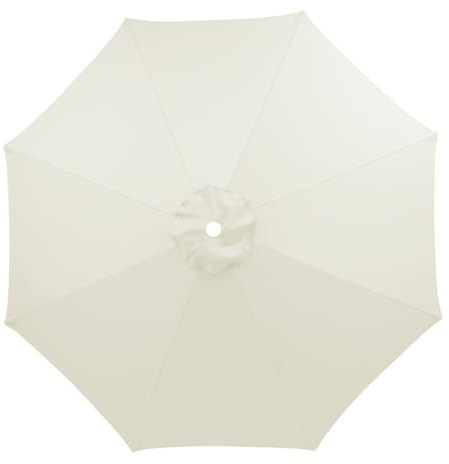 BLGVGKLPNT Toldo de Recambio de Sombrilla de 2 m - 3.5 m Toldo de Repuesto,Cubierta de Repuesto para sombrilla de patio, Toldo de repuesto - Lona de poliéster - Protección UV (16,8ribs:3.5m/11.5ft)