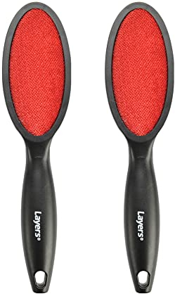 Layers 2 Pack Lint Remover 2 Sided Lint Brush, Magic Travel Brush, Clothes Lint Roller…