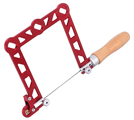 per Traforo, per Traforo per Falegname con Telaio per Traforo per Traforo con Manico in Legno a Forma di U per la Lavorazione del Legno, Creazione di Gioielli(3in)