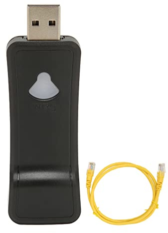 Adaptador WiFi Inalámbrico USB, Transmisor Receptor WiFi Inalámbrico de Alta Velocidad de 300 Mbps para Impresoras de Consolas de Juegos de TV, Adaptadores de Red Mini Dongle WiFi USB Multifunción