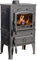 EEK A Kaminofen Gusseisen Herdplatte Kochfeld Ofen Antik Holz Guca Lava Holzofen Klein 12,5 kW Kamin Gusseisenofen Dauerbrandofen Werkstattofen Hüttenofen Heizofen
