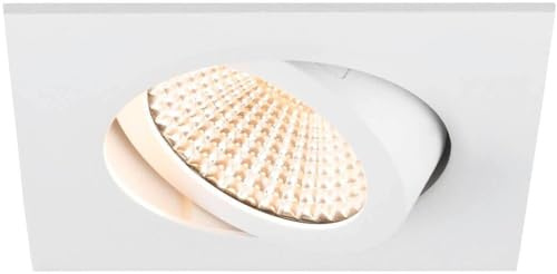 SLV NEW TRIA 68, Deckeneinbauleuchte, 2700K, 60°, IP 20, quadratisch, weiß