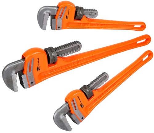 Forward Lot de 3 clés à pipe – 25,4 cm, 35,6 cm, 45,7 cm