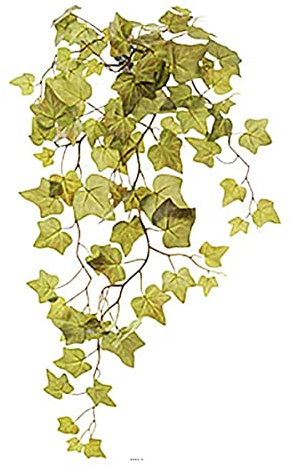 Artificielles.com - Caída de hiedra artificial L 84cm 88 hojas verde-rojo