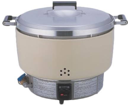 FSE RER55ASL Rice Cooker, LP Gas, 55 Cup uncooked Rice Capacity, 23 x 18-1/2 x 17-3/4, Automatic simmers, Piezo Pilot Ignition, Accurate and Dependable Thermostat, Flame Failure Safety Device,