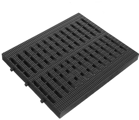 BAZEITFLOW Rejilla De Drenaje Plástica para Alcantarillado Exterior Cubierta De Canal para Jardín y Patio Resistente y Ligera Fácil Instalación y Protección contra Obstrucciones