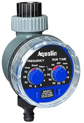 Water Timer Automatic Garden Irrigation Hose Sprinkler Timer | Ball Valve 0 Water Pressure Waterproof