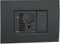 Vemer VE789400 CELO - Termostato Elettronico a Manopola con Montaggio su Scatole da Incasso 503/504/506, Alimentazione 230V, Grigio Antracite/Bianco