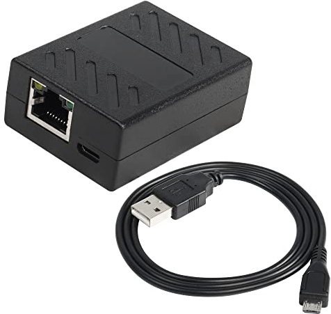 SinLoon RJ45-Splitter-Anschluss, RJ45, 1 zu 2, Splitter-Verlängerung, Netzwerkadapter, unterstützt 2 Anschlüsse, um gleichzeitig mit dem Netzwerk zu verbinden