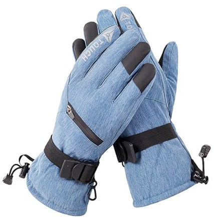 Fahrradhandschuhe Winter Outdoor Winter Gefüttert Warm MTB Handschuhe Reithandschuhe Lang Wasserdicht Unisex rutschfeste Winterhandschuhe Fahrrad Handschuhe Sport Herbst Handschuhe Fahrradhandschuhe