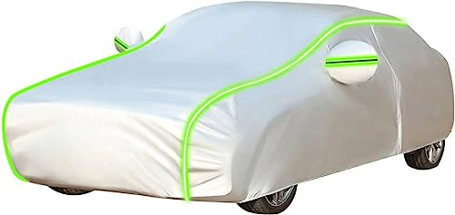 DEBAO Autogarage Abdeckung Hagelschutz für Mercedes Benz SLK 200 Kompressor | Kratzfest/Wasserdicht/Uv-Schutz Autoplanen Garagen Hagelschutzplane,A