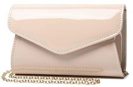 MUDUO Damen Mini Glänzende Candy Lackleder Abendtasche Braut Party Clutch Geldbörsen Cocktail Prom Handtaschen