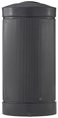 FLORANTIA Regentonne Säule Athen 2000 Liter anthrazit