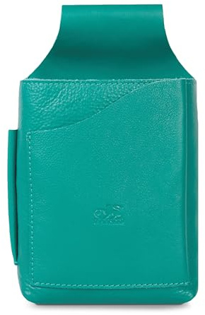 Kellnerholster, Kellnerhalfter, Kellnertasche, Kellner-Set, Holster, Halfter, Gürteltasche aus Echt-Leder, Modell 92430 - Jahn-Lederwaren (Grün)