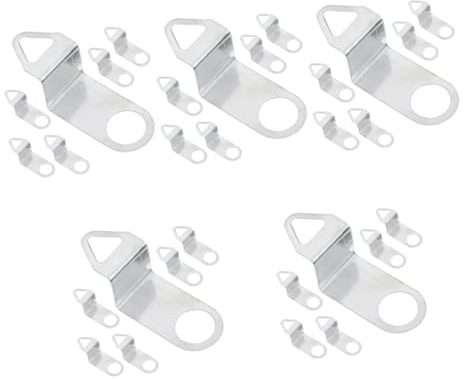 Uonlytech 30stücke Uhr Ersatz-Haken Wand-Uhr Haken Für DIY Uhrenmontage Batteriebetriebene Uhrwerk-Halterung Für Wanduhr-Reparatur Silberne Uhrmacher-zubehörteile