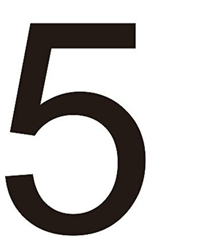 Numero civico moderno, segnaletica moderna for indirizzi 0-9 adatta, for lampade con numeri civici a led galleggianti domestici, luce a cifre for la casa a led, (NO.3149)(Orange,120mm)