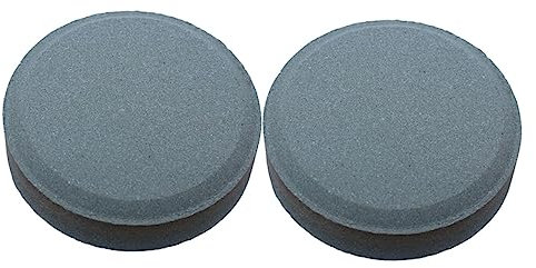 OSALADI 2pcs Home Sharpening Stone Round Double Whetstone Kitchen Knife Sharpener Portable Outdoor Grindstone
