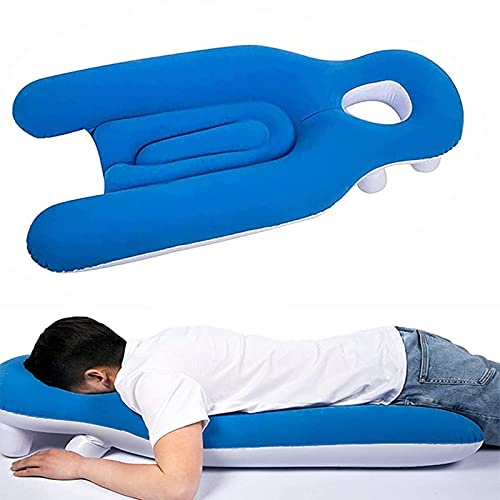 Almohada inflable boca abajo para cirugía ocular, almohada propensa portátil para recuperación de desprendimiento de retina, ideal para vitrectomía y agujero macular después de la cirugía