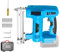 2-in-1 Cordless Nail Gun and Staple Gun, Compatible with Makita 18V Battery, Includes 500 Nails & 500 Staples, Electric Nail Gun for DIY Woodworking (Battery Not Included)