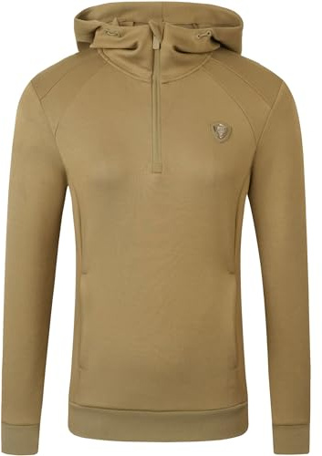 Covalliero - Damen Hoodyjacke FS26 – Zipper Hoodie mit 4-Wege-Stretch – Kapuzenjacke mit Reißverschluss & 2 Taschen – Übergangsjacke in Schwarz, Blau, Rot oder Braun & Gr. XS-XXL