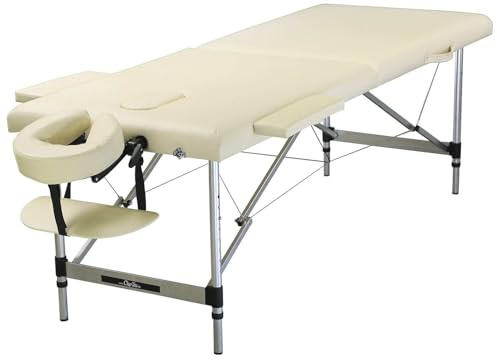 Clap Tzu | Voyage Basic Set | Mobile Massageliege | Kofferliege (Basic beige)