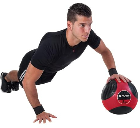 Pure2Improve - Medizinball 8kg, Trainingsball, Gymnastikball, Professionell Turnhalle Ball