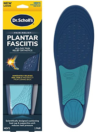 Dr. Scholl's 011017569671 Pain Relief Orthotics Insoles for Plantar Fasciitis for Men, 1 Pair, Size 8-13