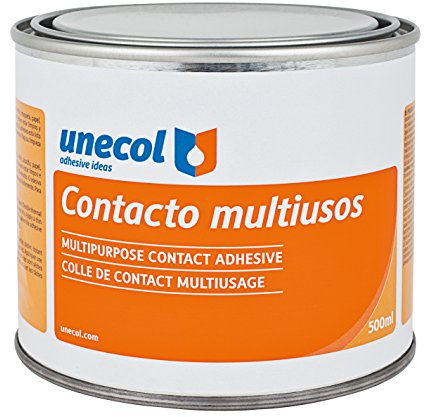 unecol – Adesivo a contatto multiuso, barattolo, colore: beige, beige, 3220