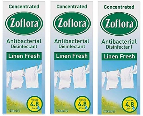 Zoflora Antibacterial Disinfectant 120ml Linen Fresh by Zoflora
