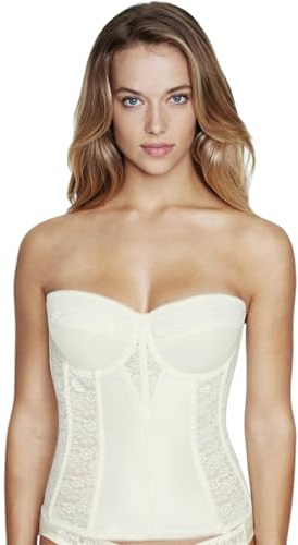Dominique Juliette Shaping Support Strapless Longline Corset Bridal Bra