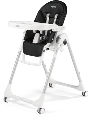 Peg Perego, Prima Pappa Follow Me, Trona, color negro (licorice)
