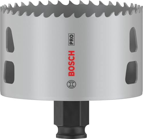 Bosch 1x PRO Multi Material PC Plus Lochsäge, 79 mm | für Weichholz, Trockenbauwand, Ø 79 mm, Professional Zubehör Bohrmaschine