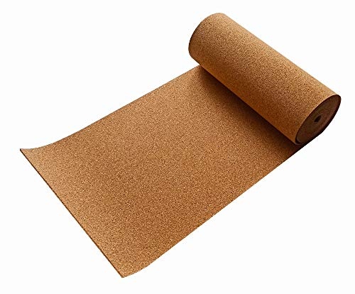 Korkplatte eine Rolle 50 cm Breit Meterware Größe 0,5 x 8 Meter Korkrolle Rolle 2mm 3mm 4mm (4mm)