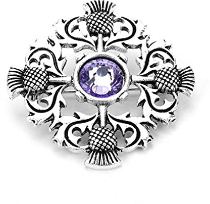 Kelten Knoten Broschen Wikinger nordischen Schmuck Kragen Abzeichen Pins Outlander Schottische Distel Brosche für Männer & Frauen
