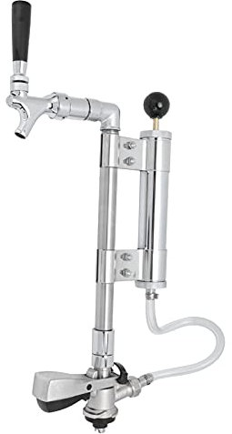 HOHXFYP Barril de Cerveza G5/8, Presuriza el Kit de Bomba Trae Dispensador Grifo de Cerveza de Lat¨®n Inoxidable Duradero para Bares, Restaurantes, Hoteles O Casas