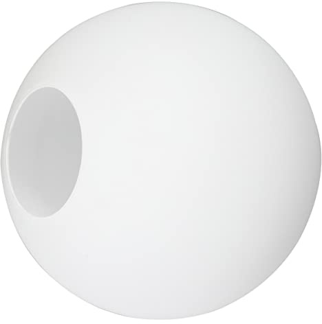 Artibetter Frosted Glass Globe Lamp Shade Replacement, 5-6cm White Glass Ball Lampshade Cover Opal Light Shade Sphere Lamp Cover for Lighting Fixture Pendant Light